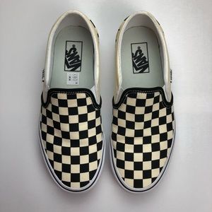 Checkerboard Slip-On Vans